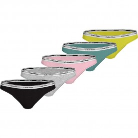 дамско,бельо,дамски,бикини,и,танкини,calvin,klein,000qd5208e,panties,5,units,multicolor,(blk,gryhtr,bf,pk,lvly,tl,kwl,lm)