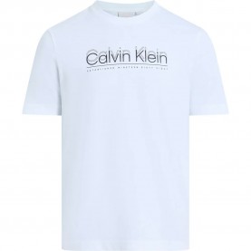 тениска,мъжки,тениски,calvin,klein,double,logo,short,sleeve,t,shirt,white