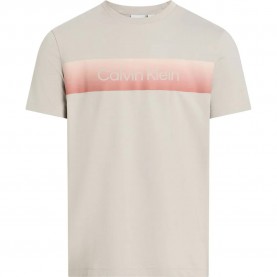 тениска,мъжки,тениски,calvin,klein,linear,chest,logo,short,sleeve,t,shirt,dove,(beige)
