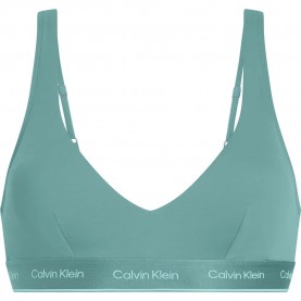 дамски,бански,костюми,calvin,klein,longline,triangle,bikini,top,green
