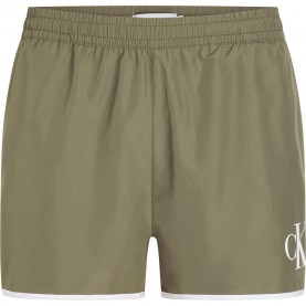 бански,гащета,мъжки,бански,костюми,calvin,klein,runner,swimming,shorts,green,(dusky,green)