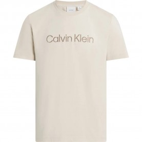 тениска,мъжки,тениски,calvin,klein,textured,embroidery,logo,short,sleeve,t,shirt,beige