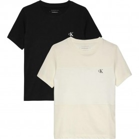 тениска,детски,тениски,calvin,klein,jeans,color,block,short,sleeve,t,shirt,2,units,black
