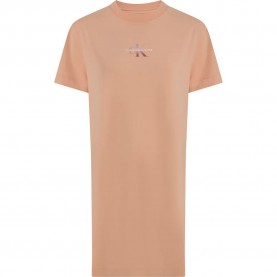 дънки,дамски,поли,и,рокли,calvin,klein,jeans,gradient,monologo,short,dress,orange