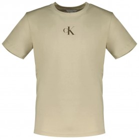 тениска,мъжки,тениски,calvin,klein,jeans,km0km01144,short,sleeve,t,shirt,pelican,(beige)