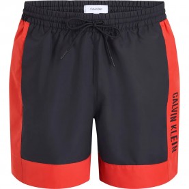 бански,гащета,мъжки,бански,костюми,calvin,klein,jeans,medium,drawstring,fashion,swimming,shorts,flaming,chili,(black)