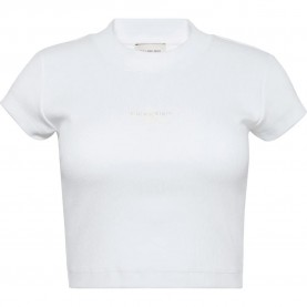 бебешка,тениска,дамски,тениски,calvin,klein,jeans,monogram,baby,short,sleeve,t,shirt,brilliant,white,(white)
