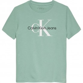 тениска,детски,тениски,calvin,klein,jeans,monogram,short,sleeve,t,shirt,green,(green,surf)
