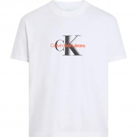 тениска,мъжки,тениски,calvin,klein,jeans,monologo,shift,short,sleeve,t,shirt,white