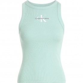 тениска,дамски,тениски,calvin,klein,jeans,monologo,sleeveless,t,shirt,green