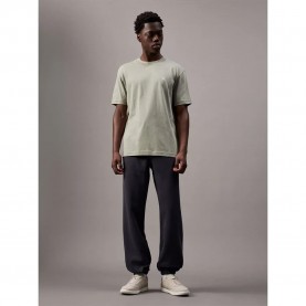 тениска,мъжки,тениски,calvin,klein,jeans,painted,short,sleeve,t,shirt,laurel,oak,(grey)