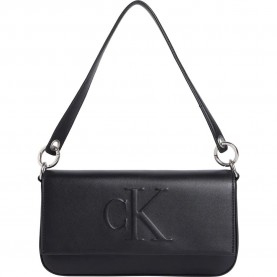 чанта,за,през,рамо,всички,чанти,calvin,klein,jeans,sculpted,flap,shoulder,bag,na,black,(black)