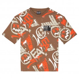 тениска,детски,тениски,ea7,emporio,armani,7b000059,af12874,long,sleeve,t,shirt,brown