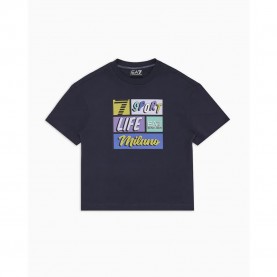 тениска,детски,тениски,ea7,emporio,armani,7b000107,af13244,short,sleeve,t,shirt,blue