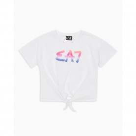 тениска,детски,тениски,ea7,emporio,armani,7g000069,af10373,short,sleeve,t,shirt,white