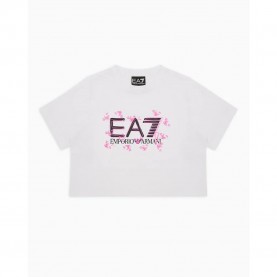 тениска,детски,тениски,ea7,emporio,armani,7g000151,af10373,short,sleeve,t,shirt,white