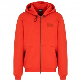 блуза,мъжки,пуловери,ea7,emporio,armani,7m000094,af12116,full,zip,sweatshirt,orange