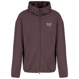 блуза,мъжки,пуловери,ea7,emporio,armani,7m000127,af12501,full,zip,sweatshirt,brown