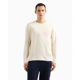 тениска,мъжки,тениски,ea7,emporio,armani,7m000150,af14772,long,sleeve,t,shirt,beige