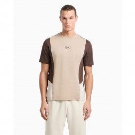 тениска,мъжки,тениски,ea7,emporio,armani,7m000276,af12874,short,sleeve,t,shirt,beige