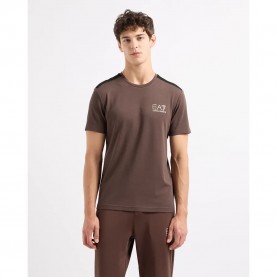 тениска,мъжки,тениски,ea7,emporio,armani,7m000299,af13739,short,sleeve,t,shirt,brown