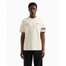тениска,мъжки,тениски,ea7,emporio,armani,7m000302,af12874,short,sleeve,t,shirt,beige