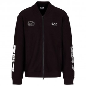 блуза,мъжки,пуловери,ea7,emporio,armani,7m000314,af13527,full,zip,sweatshirt,black