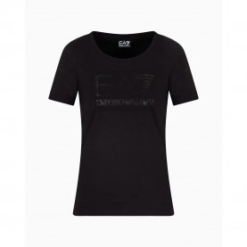 тениска,дамски,тениски,ea7,emporio,armani,7w000094,af10373,short,sleeve,t,shirt,black