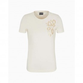 тениска,дамски,тениски,ea7,emporio,armani,7w000133,af10373,short,sleeve,t,shirt,beige