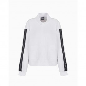 блуза,дамски,блузи,ea7,emporio,armani,7w000171,af12643,full,zip,sweatshirt,white