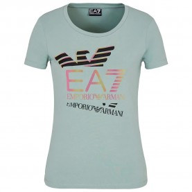 тениска,дамски,тениски,ea7,emporio,armani,7w000182,af10373,short,sleeve,t,shirt,light,blue,azure,(blue)