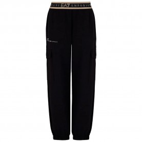 панталони,дамски,панталони,ea7,emporio,armani,7w000282,af12501,cargo,pants,black