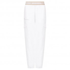 панталони,дамски,панталони,ea7,emporio,armani,7w000282,af12501,cargo,pants,white