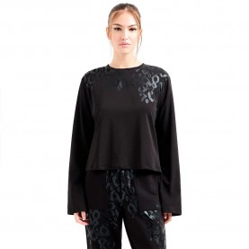 тениска,дамски,тениски,ea7,emporio,armani,7w000485,af10373,short,sleeve,t,shirt,black