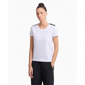 тениска,дамски,тениски,ea7,emporio,armani,7w000497,af14880,short,sleeve,t,shirt,white
