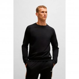 блуза,мъжки,пуловери,boss,iconic,10269546,01,sweatshirt,black