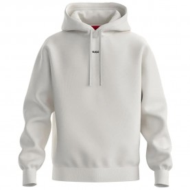 Суичър HUGO Dapo 10231445 01 hoodie - White (Natural) суичър,мъжки,пуловери,hugo,dapo,10231445,01,hoodie,white,(natural)