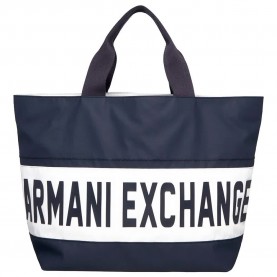 чанта,всички,чанти,armani,exchange,xm000264a,f12100m,tote,bag,deep,navy,off,whit