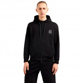 блуза,мъжки,пуловери,armani,exchange,xm000371a,f10818u,full,zip,sweatshirt,black
