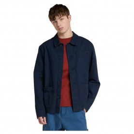 яке,мъжки,якета,timberland,kempshire,washed,canvas,chore,jacket,dark,sapphire,(blue)