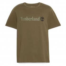 тениска,мъжки,тениски,timberland,kennebec,river,linear,logo,short,sleeve,t,shirt,leaf,green,(brown)