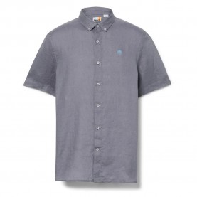 риза,с,къс,ръкав,мъжки,ризи,timberland,mill,brook,linen,short,sleeve,shirt,quicksilver,(grey)