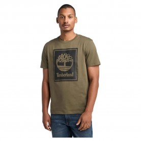 тениска,мъжки,тениски,timberland,stack,logo,short,sleeve,t,shirt,leaf,green,(green)