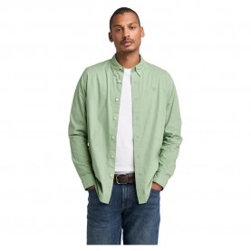 риза,с,дълъг,ръкав,мъжки,ризи,timberland,stretch,poplin,long,sleeve,shirt,green,bay,(green)
