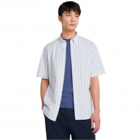 риза,с,къс,ръкав,мъжки,ризи,timberland,striped,short,sleeve,shirt,white,yd,(white)