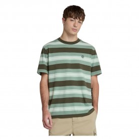 тениска,мъжки,тениски,timberland,striped,short,sleeve,t,shirt,leaf,green,yd,(green)