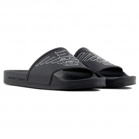 мъжки,джапанки,и,чехли,emporio,armani,xvps11,xr273,slides,black,white,(black)