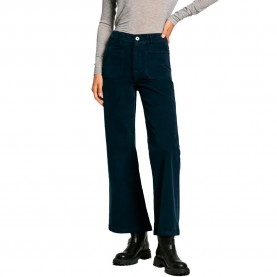 панталони,дамски,панталони,pepe,jeans,celia,flare,fit,pants,blue,(dulwich,blue)