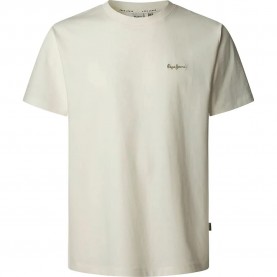 тениска,мъжки,тениски,pepe,jeans,connor,contrast,short,sleeve,t,shirt,beige,(off,white)