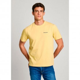 тениска,мъжки,тениски,pepe,jeans,damian,short,sleeve,t,shirt,yellow,(ochre,yellow)